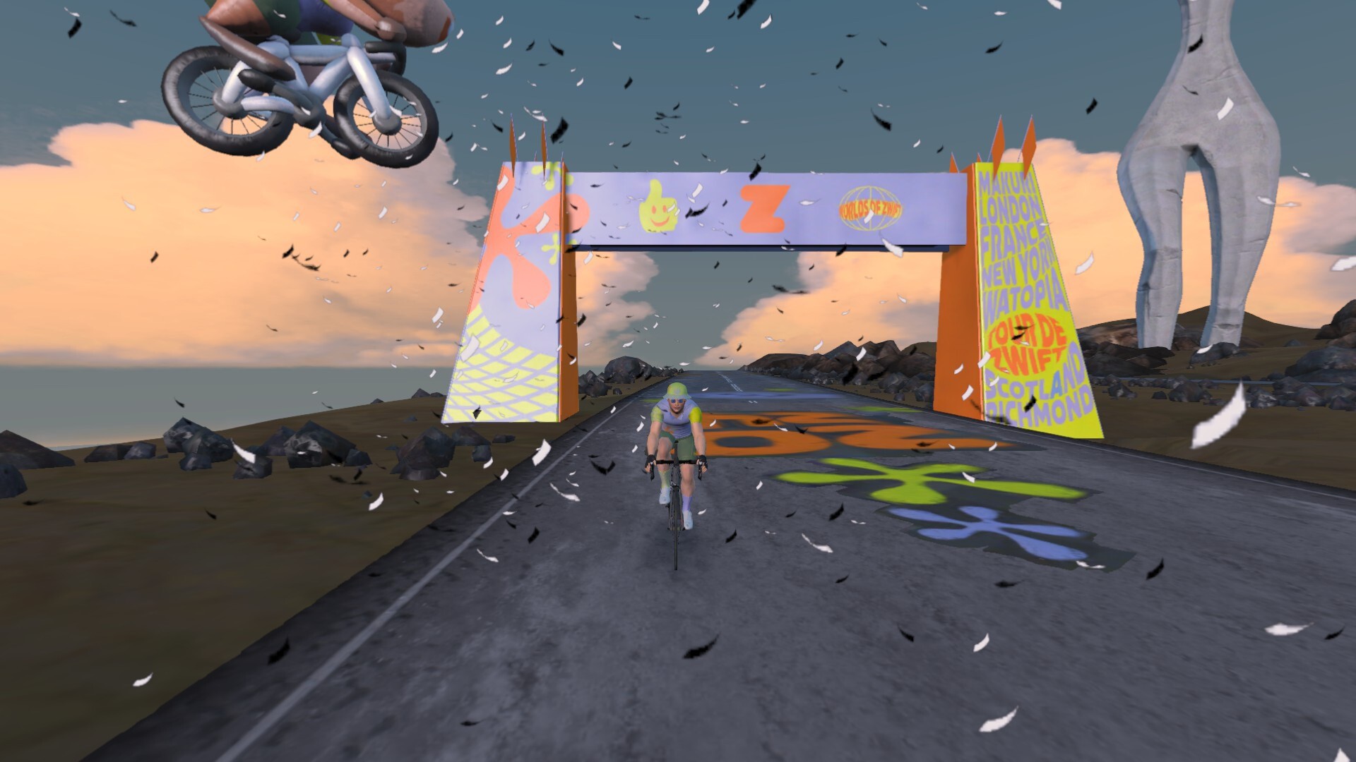 Zwift Tour de Zwift 2024 Stage 6 snap snap, grin grin … say no more